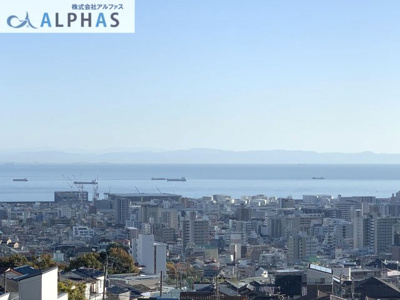 【展望】 | コープ野村高取台 | バルコニーからの景色は海が広がり綺麗です♪