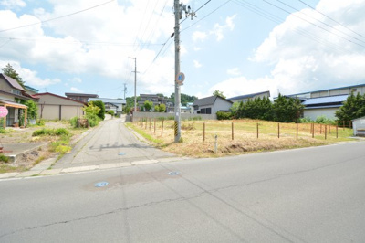 【前面道路含む現地写真】 | 黒石市赤坂土地