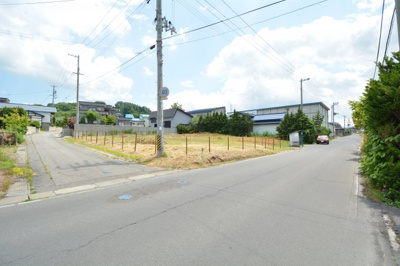 【前面道路含む現地写真】 | 黒石市赤坂土地