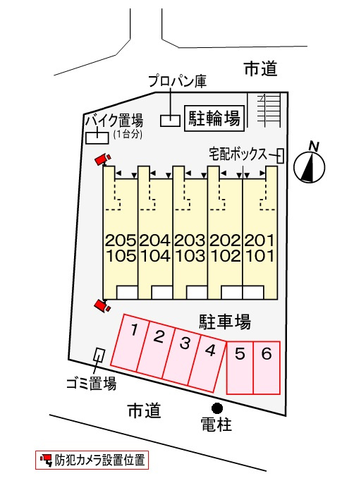 モンベルの区画図