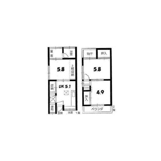 【間取り】 | 一乗寺里ノ西町　中古戸建【駅近・生活便利！】