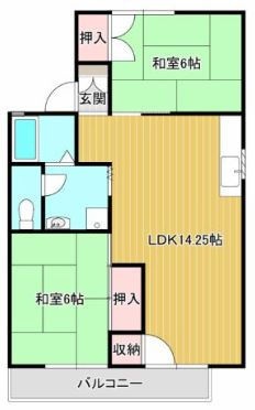 ハイツ・ラポールの間取り