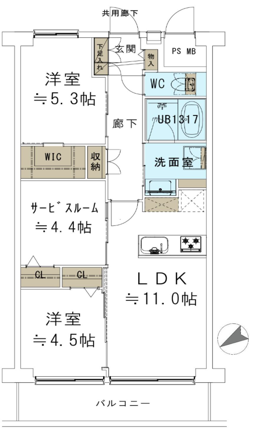 【間取り】 | ニュー田端スカイハイツ