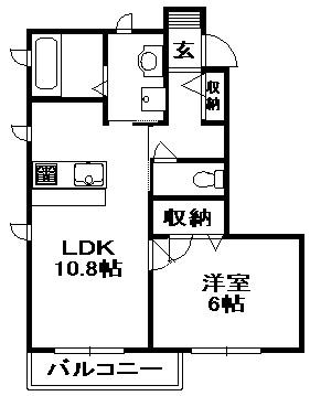 【間取り】 | メゾンヴィラーチェ | 間取りです