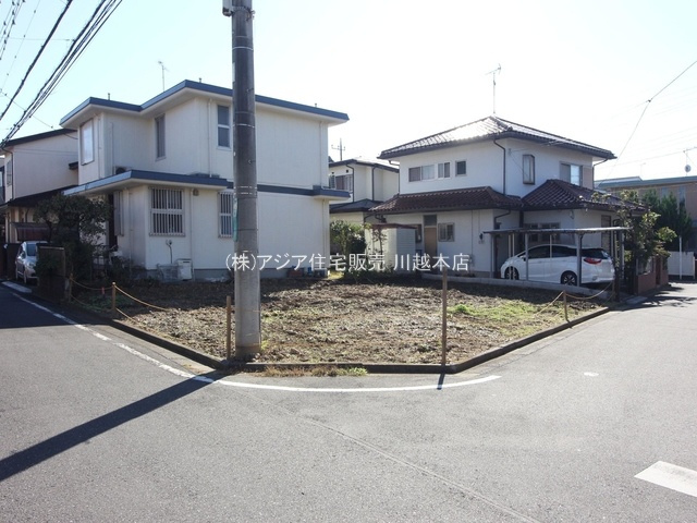 川越市上戸新町　新築戸建の前面道路含む現地写真|北側6.2ｍ公道/西側6.2ｍ公道