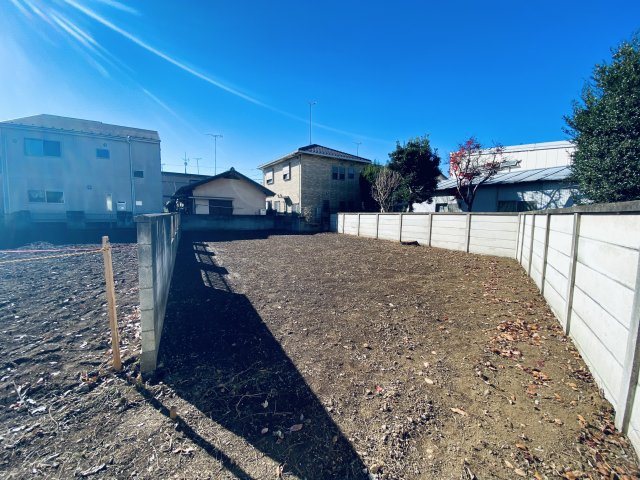 川越市砂久保　売地の外観|現地（2022年11月）撮影