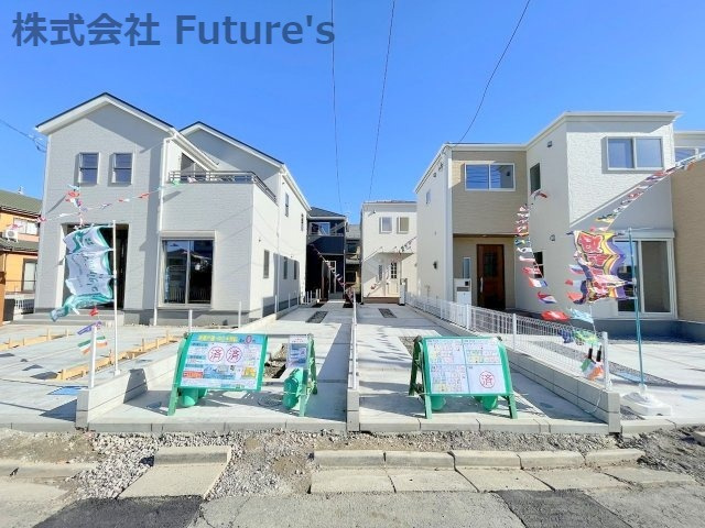 三郷市鷹野1丁目　新築戸建　全7棟　3号棟の外観|三郷市鷹野1丁目　新築戸建　全7棟　3号棟の外観です。