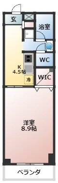ローズパーク参番館の間取り