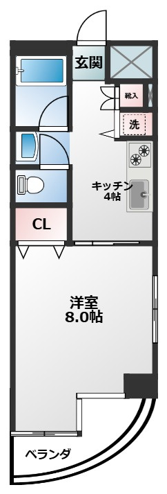ローズパーク参番館の間取り