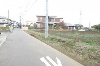 【前面道路含む現地写真】 | 川越市鯨井　建築条件なし売地　東武東上線『霞ヶ関駅』徒歩17分　【上戸小学区】