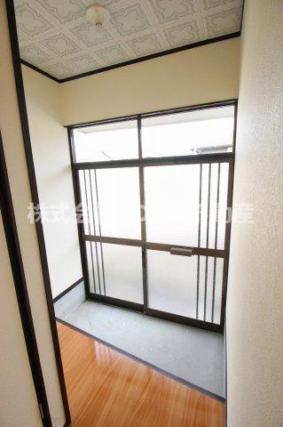 三股町貸家の玄関|シンプルで使いやすい玄関です