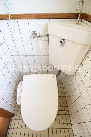 三股町貸家のトイレ|トイレもきれいです