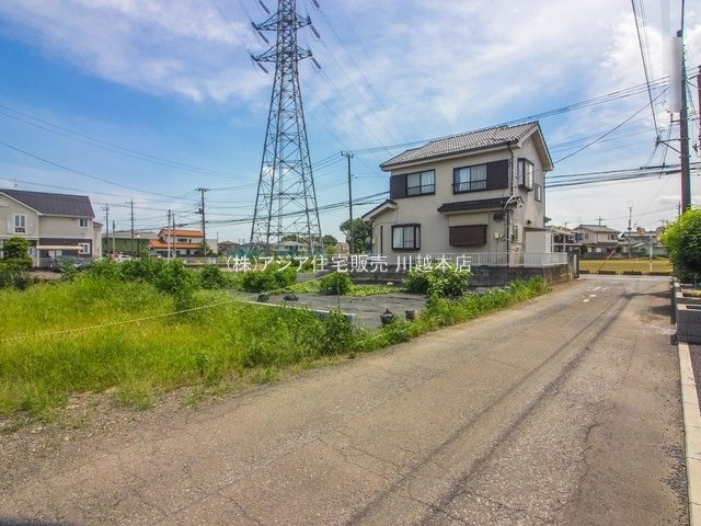 川越市南大塚5丁目　売地の前面道路含む現地写真|北西側：4.0ｍ
