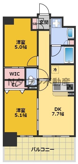 【間取り】 | プレサンス ロジェ 金山ミッドゲート | 間取りです