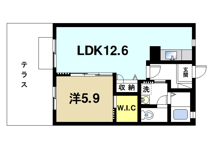 ルイ　シャトーの間取り|収納豊富で広さもゆったりしています