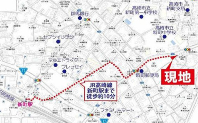 【地図】 | 高崎市新町の中古戸建