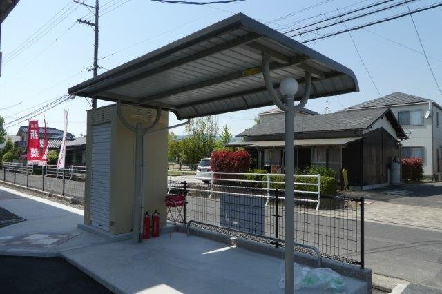倉敷市上東のアパートのその他共用部分|自転車置き場
