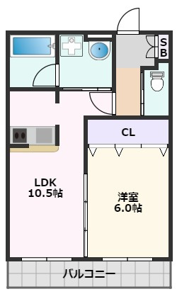 【間取り】 | ルシアコート東正雀