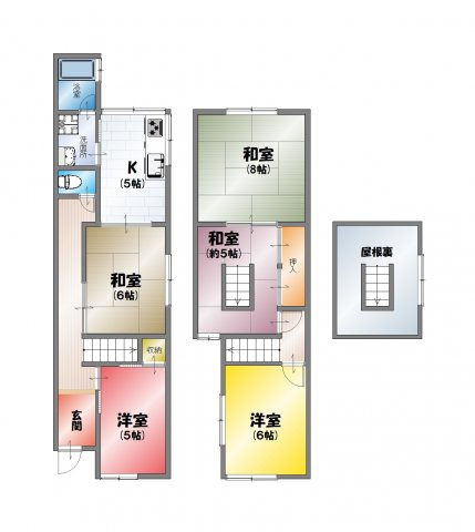 【間取り】 | 長岡京市井ノ内坂川