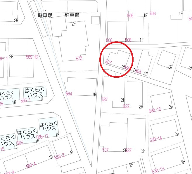 白楽町売地（古家付）の地図|白楽町　売地