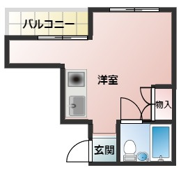 【間取り】 | ベルハウス壱番館