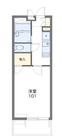 レオパレス並木の間取り|画像2