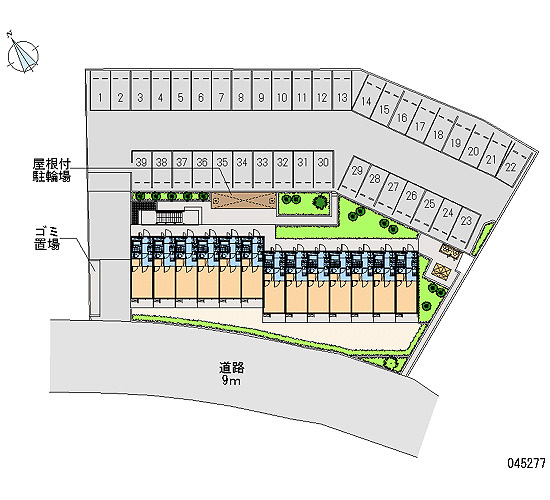レオパレス並木の区画図|画像10