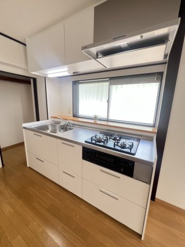 マンション朝霧3号棟のキッチン