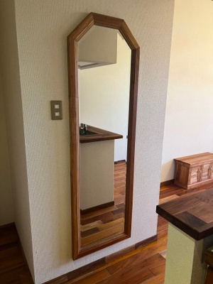 【設備】 | セザンヌ大塚 | 鏡・収納（キッチン側）