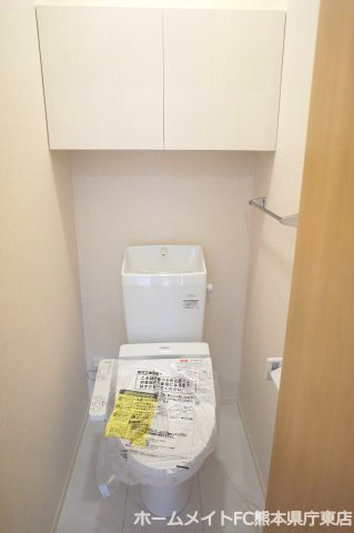熊本市東区沼山津３丁目のアパートのトイレ