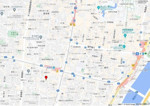 台東区寿２丁目の店舗事務所の地図