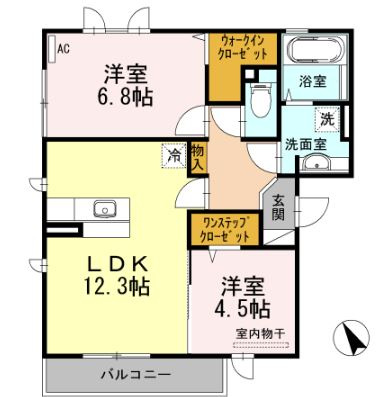 ノイエスカーサの間取り