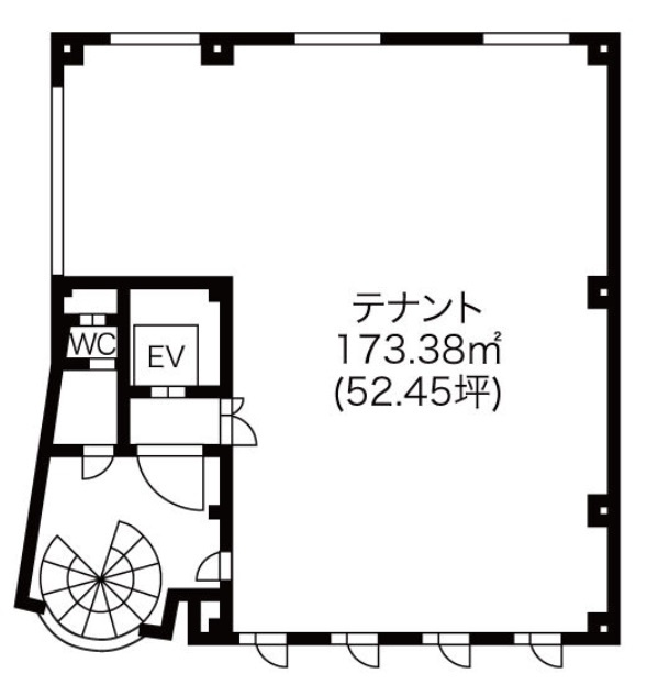 愛知電球ビル【　名古屋の貸事務所・貸オフィス　】の間取り