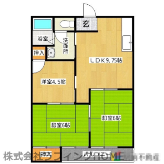 オークスハイツの間取り