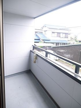 ふれあいハウスのバルコニー|バルコニー付きです