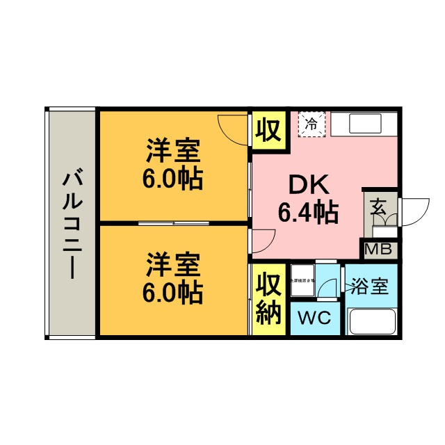 レピュート平田の間取り