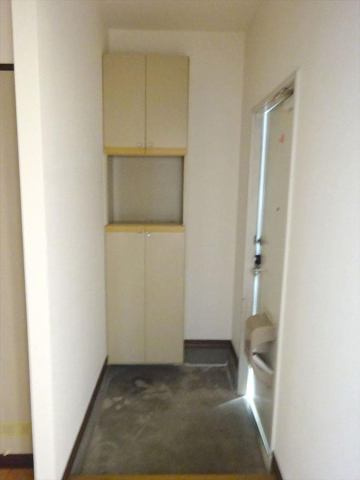 上津コーポの玄関|シンプルで使いやすい玄関です