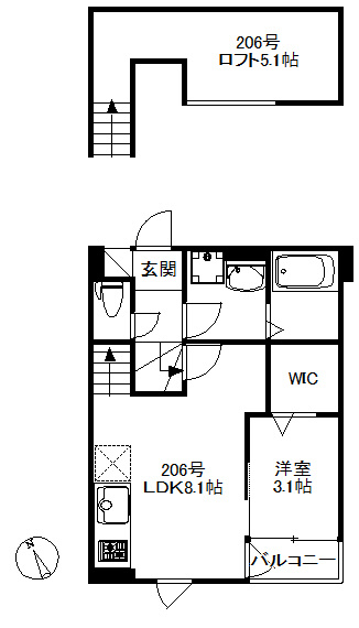 MAISON SOLEILの間取り