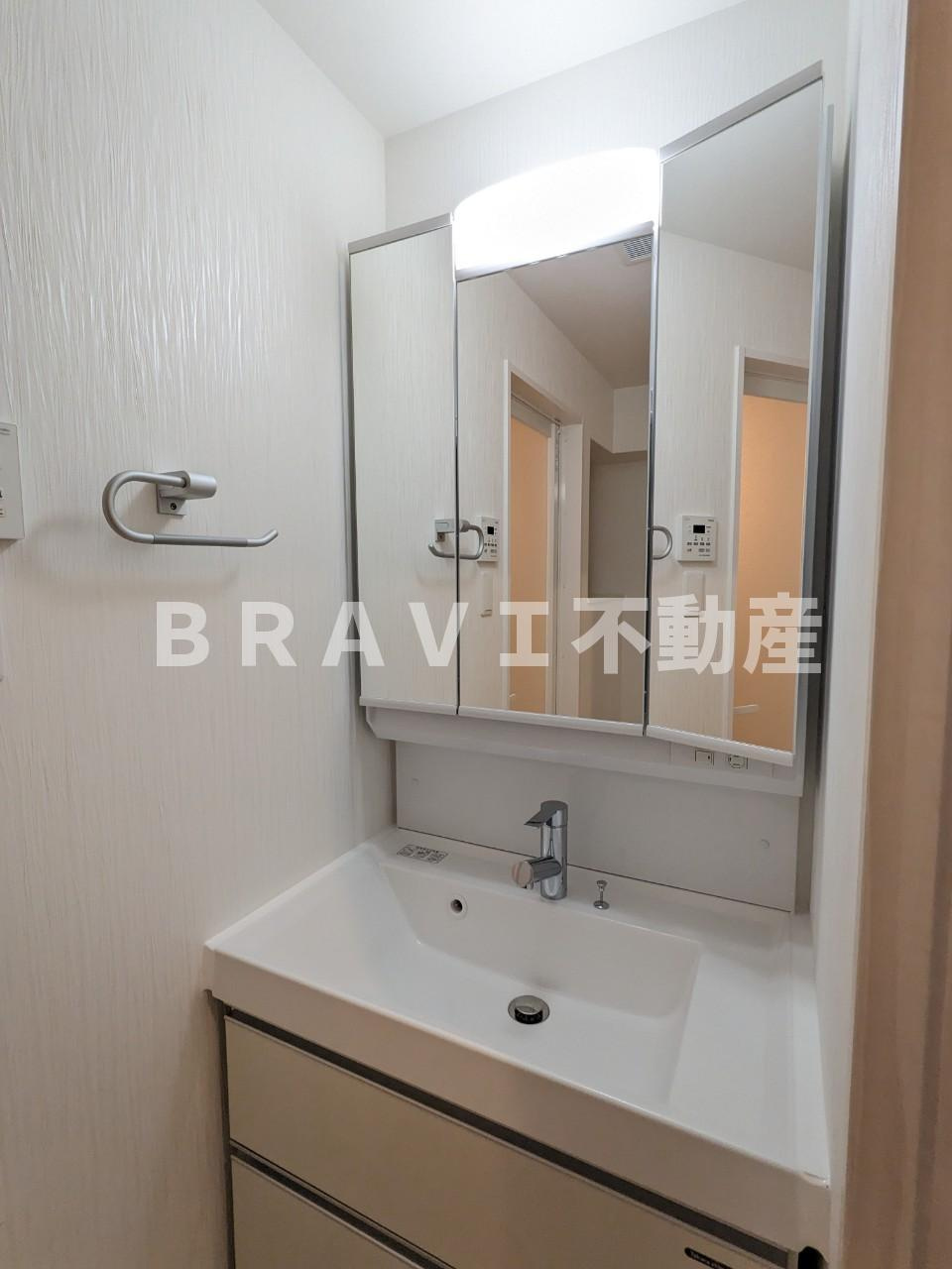 プレジオ鎗屋町 BRAVI不動産の独立洗面台|【プレジオ鎗屋町】