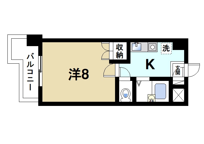 JPレジデンス新大宮の間取り