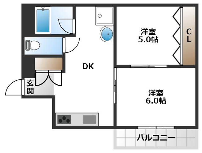 【間取り】 | フォーラム豊中・熊野町