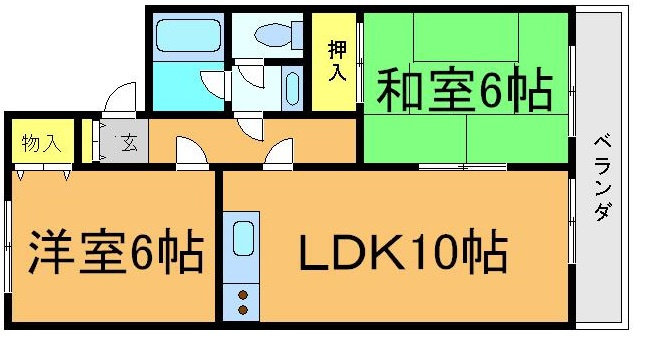 【間取り】 | 世利ハイツ鉦鋙