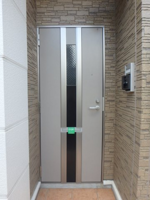 【玄関】 | グランパレＫ A | 総社市井手　グランパレＫ　1LDＫ　玄関