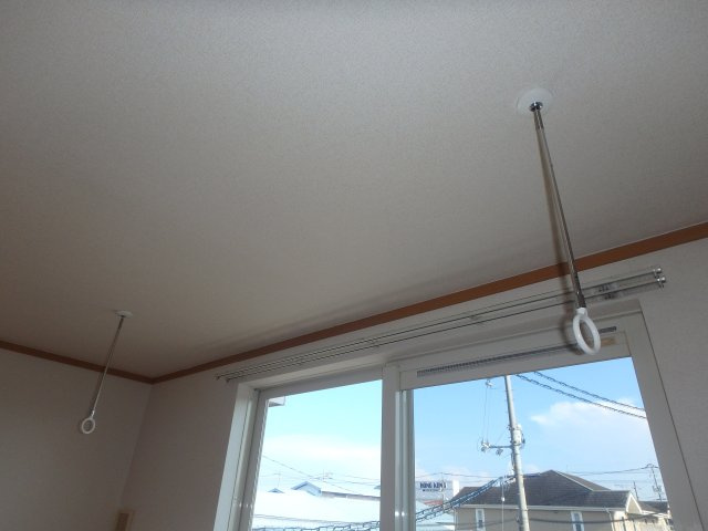 グランパレＫ Aの設備|総社市井手　グランパレＫ　1LDＫ　室内物干し