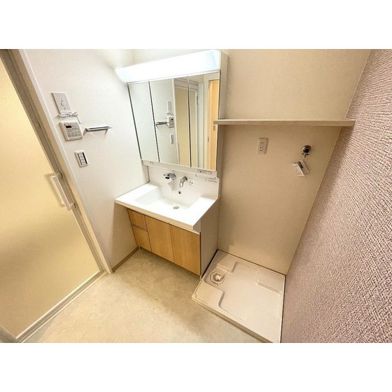 熊本市東区沼山津４丁目の賃貸マンションの独立洗面台