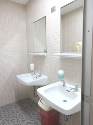 【洗面所】 | 乙仲通の事務所物件 | 女性用洗面台