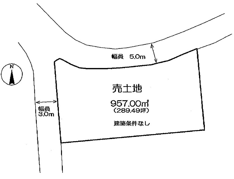 田辺市目良・土地・122925の区画図