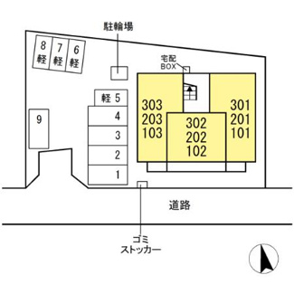 【区画図】 | 和生 | 駐車場配置図
