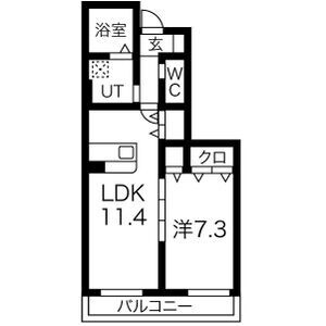 【間取り】 | フロンティアハイムⅠ棟