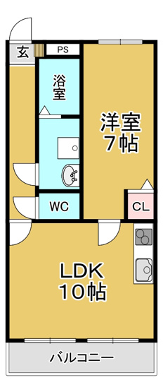 【間取り】 | 富谷レジデンスⅠ